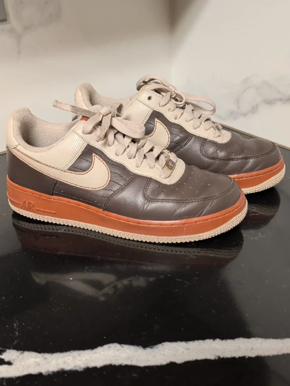 Nike Air Force 1 Low Women's Dark Cinder Sneakers Size 9.5 Used Great